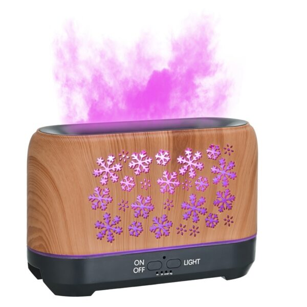 Christmas Snowflake Pattern Humidifier Household Colorful Aromatherapy Humidifier Atmosphere Colorful Diffuser - Image 7
